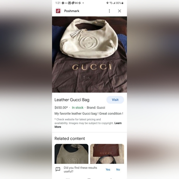 This is a beautifully well kept GUCCI Soho HOBO bag - Picture 9 of 9